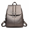 Casual Fashion PU Leather Multifunctional Travel Backpack or School Bag