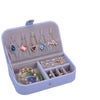 Litchi Pattern Portable Monolayer Jewelry Box