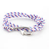 Nautical Sailor Hook & Multilayer Rope Friendship Bracelet