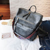 Large PU Leather Rucksack, Knapsack, Travel Backpack & Shoulder Bag