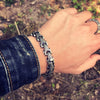 Dragon 925 Sterling Silver Biker Vintage Bracelet