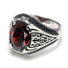 Cubic Zirconia 925 Sterling Silver Turkish Vintage Ring