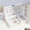 Portable Jewelry and Makeup Organizer Box