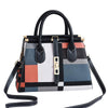 Plaid PU Leather Designer Patchwork Tote Handbag & Shoulder Bag