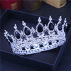 King & Queen Rhinestones & Crystals Vintage Baroque Wedding, Prom or Bridal Crown