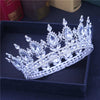 King & Queen Rhinestones & Crystals Vintage Baroque Wedding, Prom or Bridal Crown