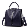 Multifunctional PU Leather Designer Tote Handbag, Crossbody & Shoulder Bag