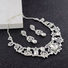Sparkling Crystal Tiara, Necklace & Earrings Jewelry Set