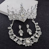 Sparkling Crystal Tiara, Necklace & Earrings Jewelry Set