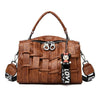 Designer Weaved PU Leather Handbag & Shoulder Bag