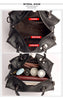 Large Capacity Tassel PU Leather Tote Handbag, Crossbody & Shoulder Bag