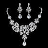 Fashion Crystal Tiara, Necklace & Earrings Jewelry Set