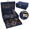 High Grade Flannel Multilayer Velvet Jewelry Box