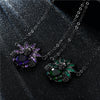 Skull Crystal and Cubic Zirconia Necklace, Bracelet & Ring Wedding Jewelry Set