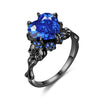 Skull, Skeleton and Cubic Zirconia Heart Vintage Fashion Ring