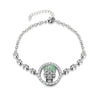 Skull Crystal & Cubic Zirconia Fashion Bracelet