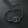 Skull Crystal & Cubic Zirconia Fashion Bracelet