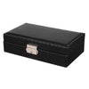 Multifunctional Portable Rectangular PU Leather Jewelry Box