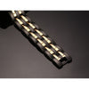 Golden and Matte Black Chain Link Bracelet for Men