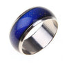 Stainless Zinc Alloy Mood Ring with Temperature Sensitive Inlay That Changes Colors with Your Mood