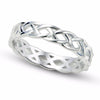 Celtic Knot 925 Sterling Silver High Polished Eternity 4mm Wedding Ring for Women - Innovato Store