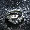 925 Sterling Silver Jewelry Fish with Lotus Flower Ring