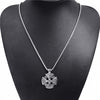 Stainless Steel Black Cross Pendant Necklace