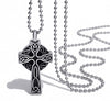 Stainless Steel Cross Cremation Keepsake Urn Memorial Pendant Necklace