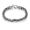 Twisted Rope Thai 925 Sterling Silver Bracelet