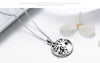 925 Sterling Silver with Cubic Zirconia Tree of Life Pendant Necklace