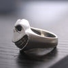Laughing Skull 925 Sterling Silver Ring Men’s Jewelry