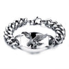Flying Eagle Titanium Steel Men Bracelet Hand Chain