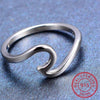 Ocean Wave 925 Sterling Silver Wedding Ring