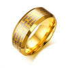 Lord's Payer 3 Colors Tungsten Ring with Engraved Cross for Men - Innovato Store