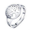 925 Sterling Silver Tree of Life Celtic Ring