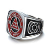 Royal Arch Freemason Stainless Steel Ring for Men