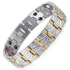 Gold Plated Germanium Magnetic Stainless Steel Bracelet