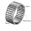 Chinese Heart Sutra Pure 925 Silver Vintage Ring