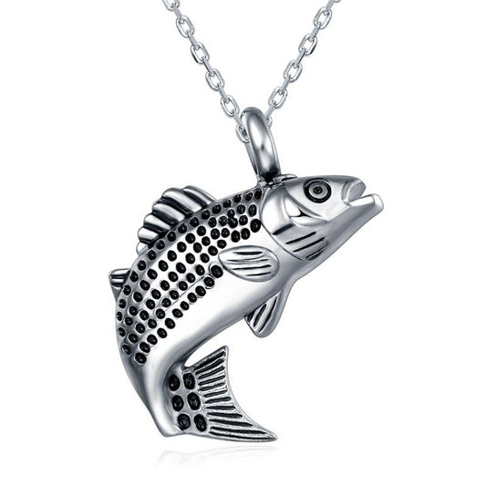 Trout Fish Shape Pendant Necklace Women’s Necklace