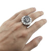 Stainless Steel Ancient Eye of Horus Ring