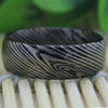 8mm Damascus Steel Pattern Tungsten Carbide Wedding Ring