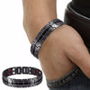 FIR, Germanium Black Magnetic Bracelet for Men