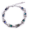 Blue Rhinestone Turtles & Owl Bracelet Women’s Jewelry - Innovato Store