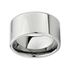 12mm Large Men Silver Plater Tungsten Wedding Engagement Band - Innovato Store