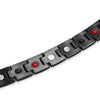 Black Stainless Steel Magnetic Bracelet for Men