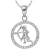 Astrology 12 Horoscope Zodiac Signs Constellation Silver Pendant Necklace