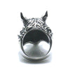 316L Stainless Steel Gothic Wild Boar Silver Ring for Men