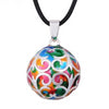 Multicolor Pregnancy Chime Ball Pendant Necklace