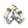 6mm Elegant Expressional Romantic Stainless Steel Couple Wedding Rings - Innovato Store