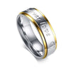 6mm Elegant Expressional Romantic Stainless Steel Couple Wedding Rings - Innovato Store